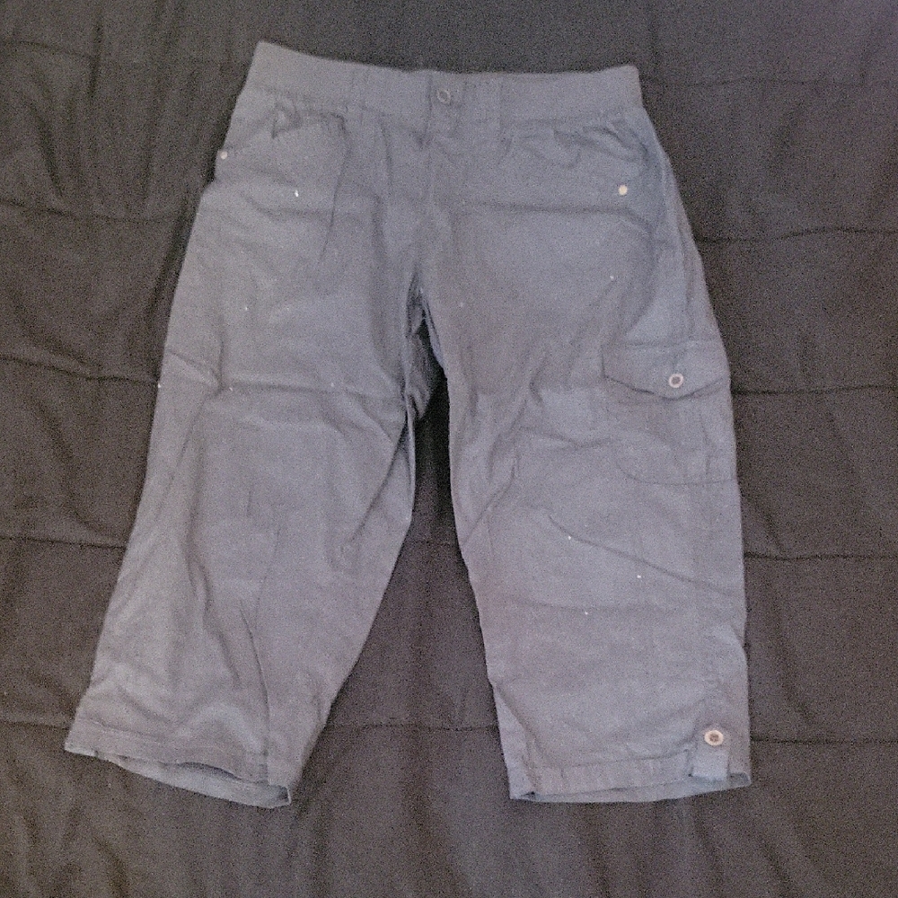 Gray Cargo Shorts